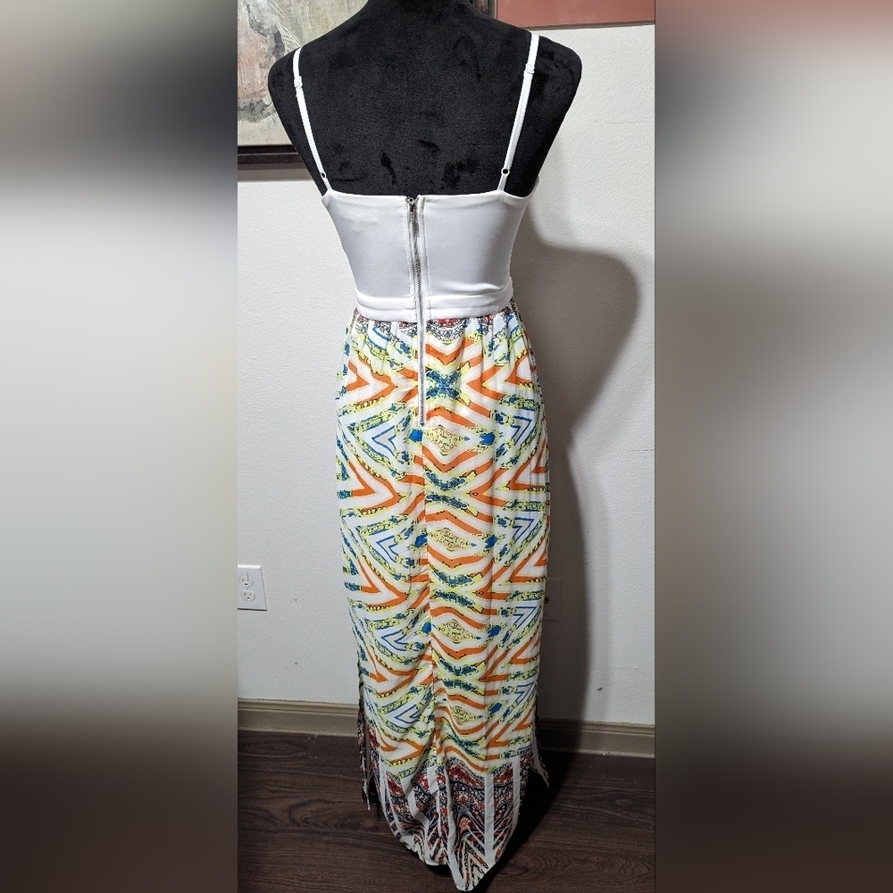 Jealous Tomato Criss Cross Front W/ Cutouts Maxi Dress - Picture 2 of 12